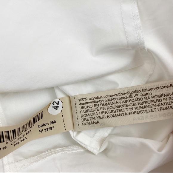 Massimo Dutti sleeveless drapey shirt top - Picture 6 of 9